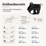 Taktisches Mesh-Hundegeschirr mit Haltegriff