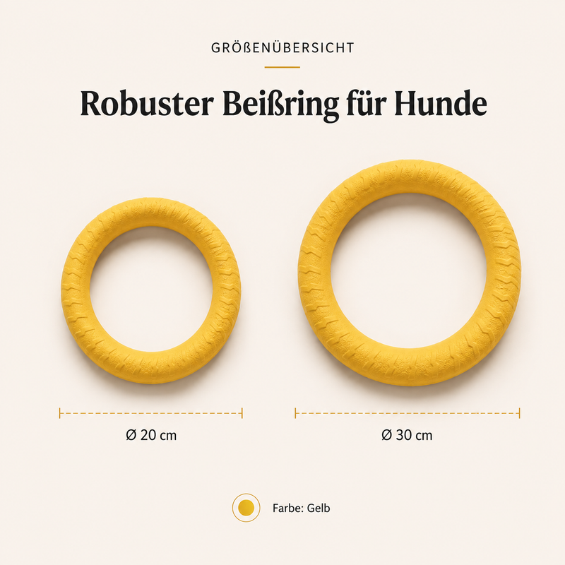 Robuster Beißring für Hunde