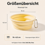 Faltbares Reisenapf-Set