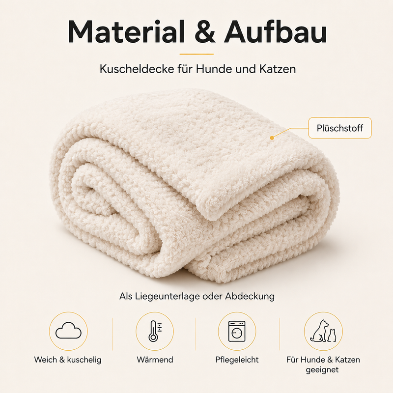 Kuscheldecke für Hunde & Katzen