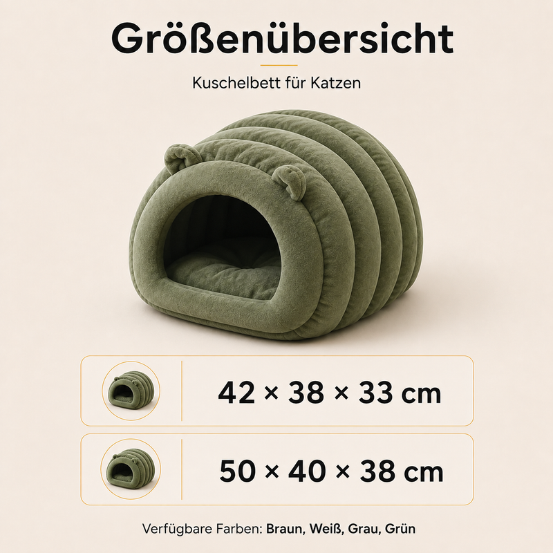 Kuschelbett für Katzen