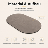 Futtermatte aus Diatomit