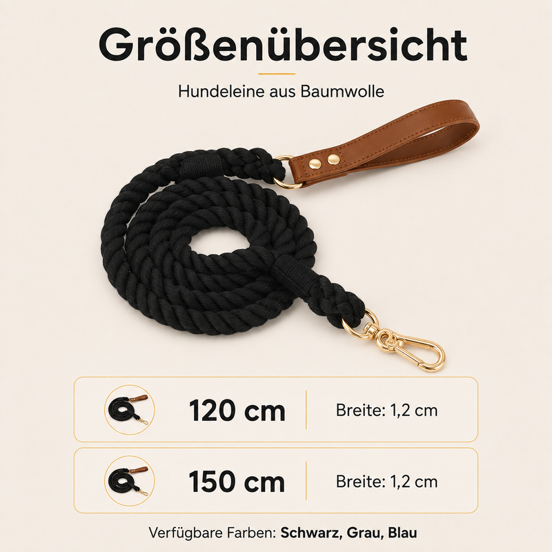 Hundeleine aus Baumwolle