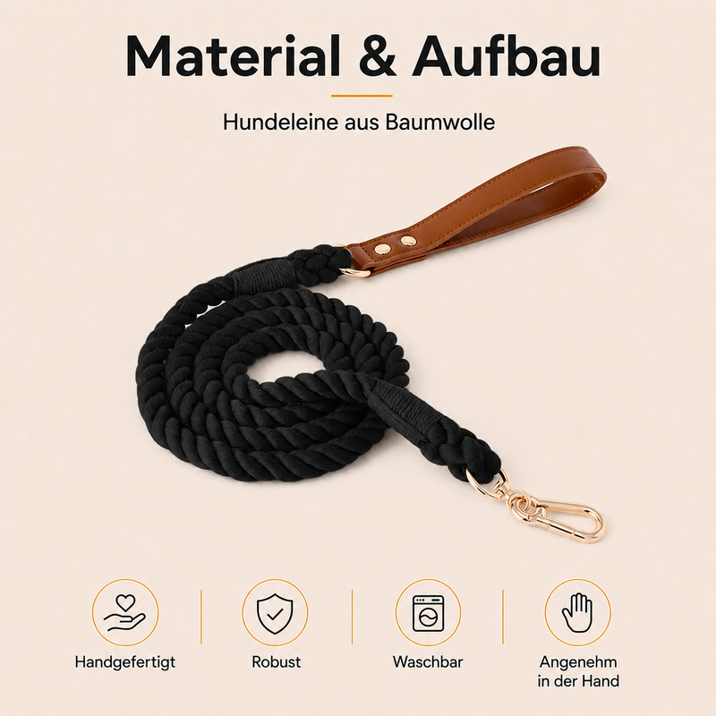 Hundeleine aus Baumwolle