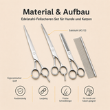 Fellscheren Set aus Edelstahl