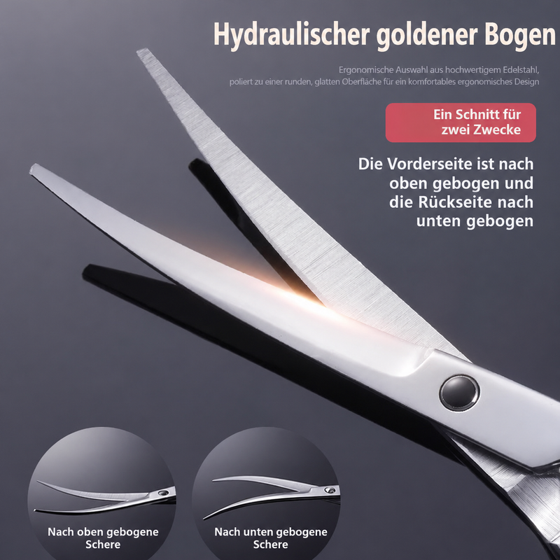 Professionelle Fellschere für Hunde & Katzen – Grooming Schere aus Edelstahl für präzises Trimmen