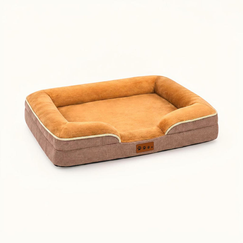 Orthopädisches Hundebett & Katzenbett mit Memory Foam – Waschbares Hundekissen, Wasserdichtes Hundesofa für kleine & große Hunde