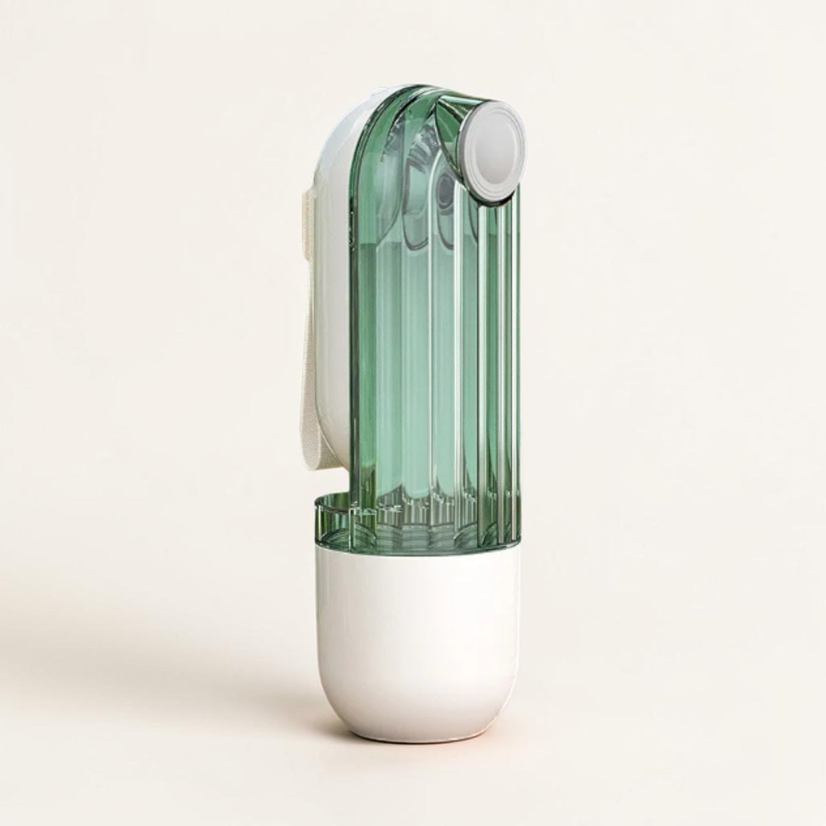 2-in-1 Tragbare Wasserflasche mit Futternapf