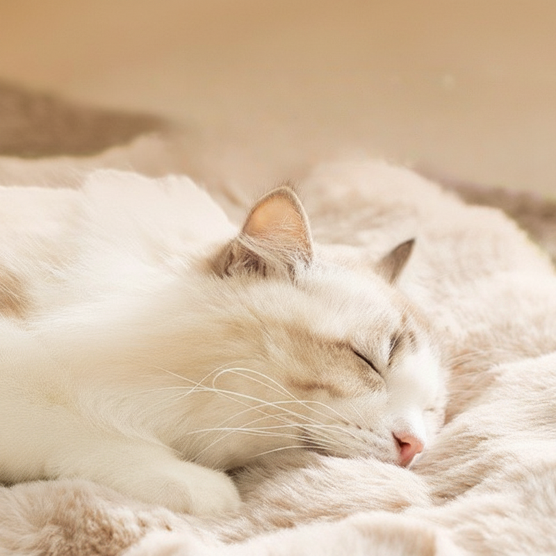 Warme Haustiermatte für Hunde & Katzen – Weiche Plüschmatte aus Bubble-Velvet für einen gemütlichen Schlafplatz