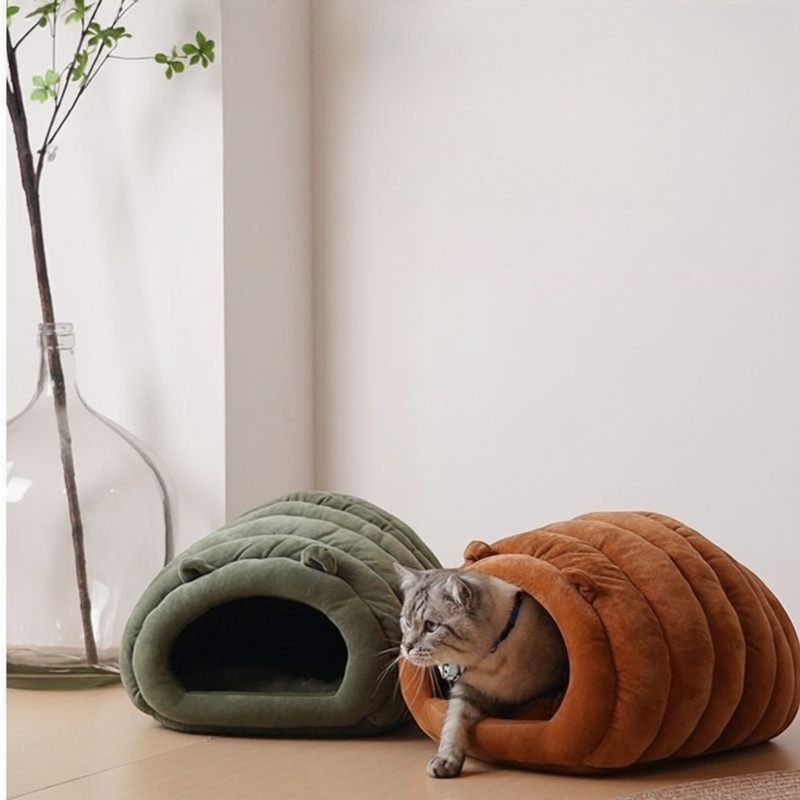 Weiches Haustierbett für Hunde & Katzen – Kuscheliges Hundebett und Katzenbett mit weicher PP-Baumwoll-Füllung