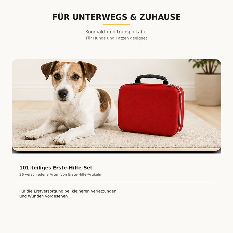 Erste-Hilfe-Set für Hunde & Katzen